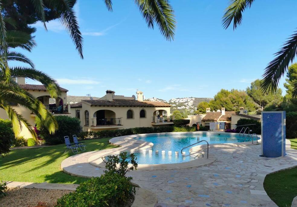 Apartamento En Moraira Con Piscina Екстериор снимка