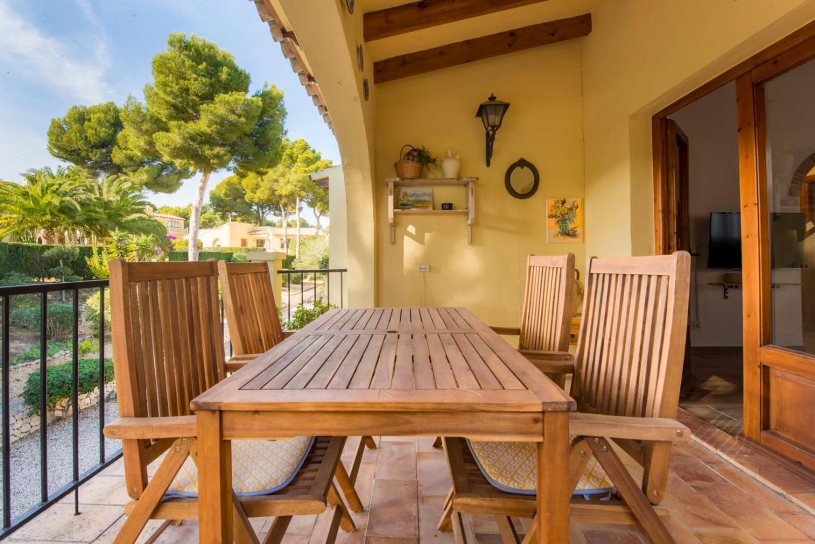 Apartamento En Moraira Con Piscina Екстериор снимка